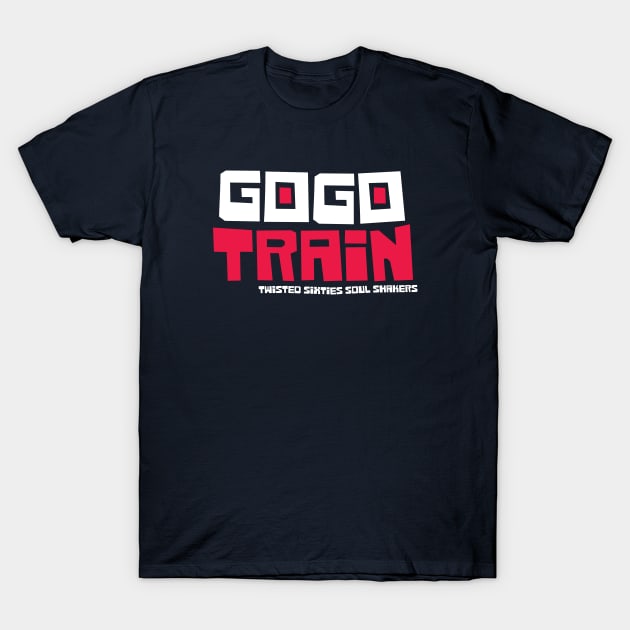 Sixties GoGo Train T-Shirt by modernistdesign